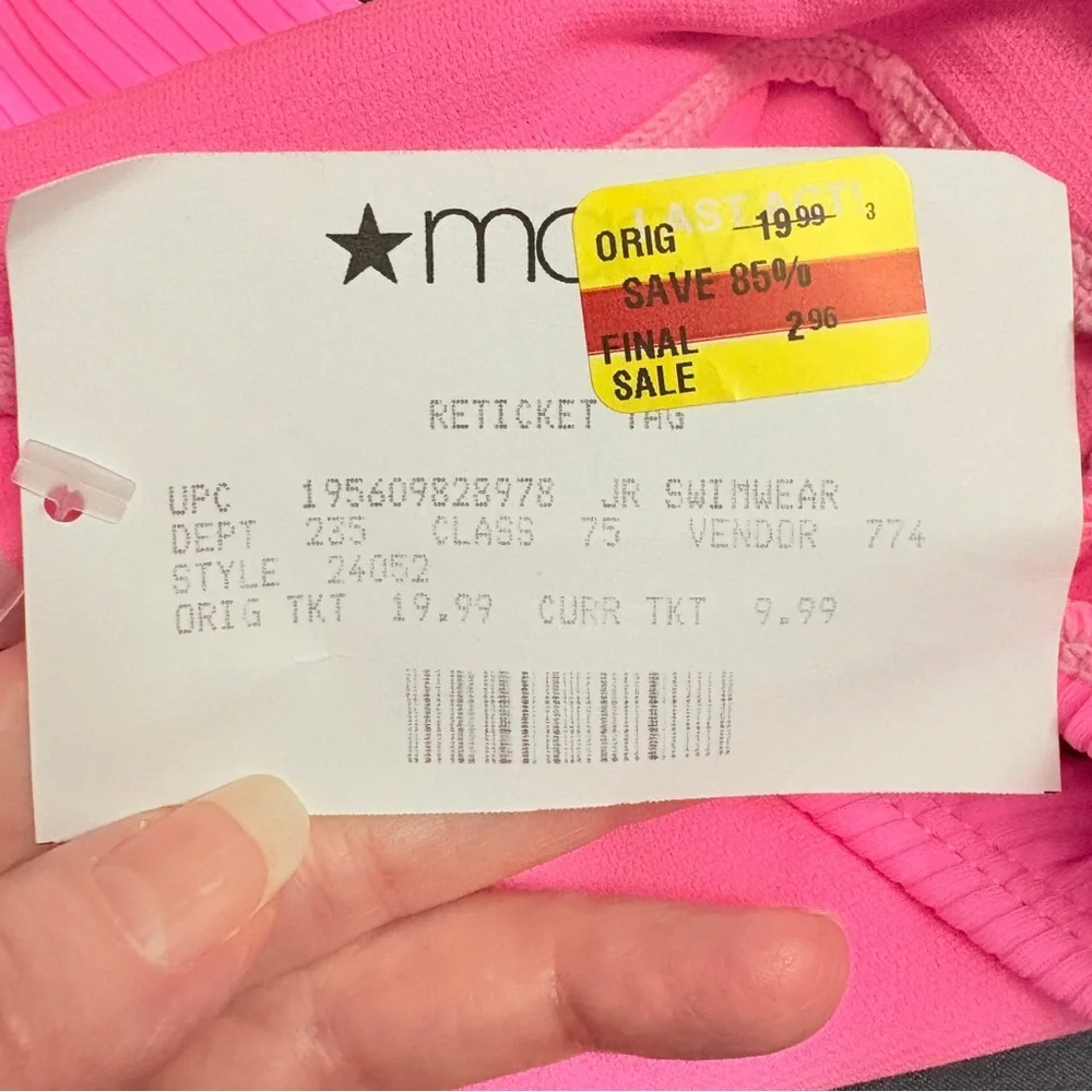 Salt + Cove Juniors' Ribbed Bikini Bottoms - Size: XS - NWOT